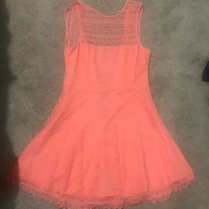 BB Dakota Coral Lace Sleeveless Women’s Dress
